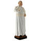 Estatua Papa Francisco pintada 40 cm resina s5