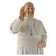 Estatua Papa Francisco pintada 40 cm resina s6