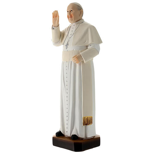 Figura Papież Franciszek 40 cm malowana żywica 3