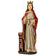 Statue of St. Barbara, painted resin, 16 in s1
