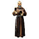 Statue, Pater Pio, Resin, koloriert, 12 cm s1