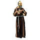 Estatua Padre Pío resina 12 cm s3