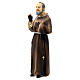 Padre Pio statue in resin 12 cm s2