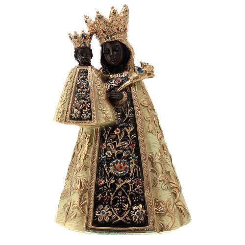 Estatua Virgen Negra Altötting resina 12 cm 1
