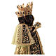 Statue Our Lady of Altötting Black Madonna resin 12 cm s6