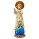 Resin statue of the Infant Jesus, white clothes, 6 in s1