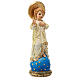 Resin statue of the Infant Jesus, white clothes, 6 in s4