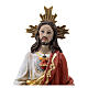Estatua Sagrado Corazón Jesús resina 20 cm s4