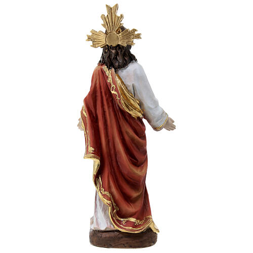 Sacred Heart of Jesus statue in resin 20 cm 6