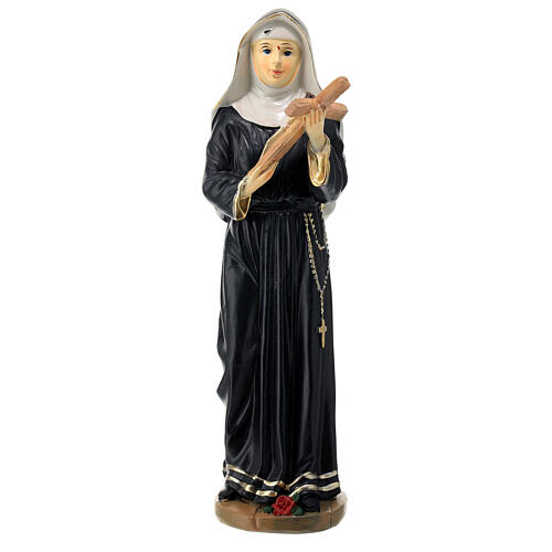 Statue Sainte Rita résine 20 cm 1