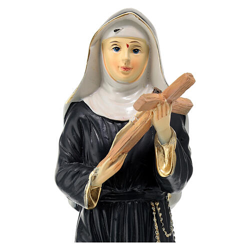 Statue Sainte Rita résine 20 cm 2