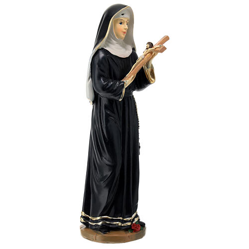 Statue Sainte Rita résine 20 cm 5
