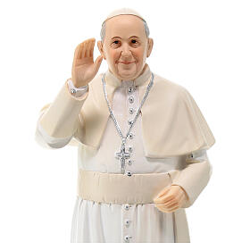 Estatua Papa Francisco resina 20 cm