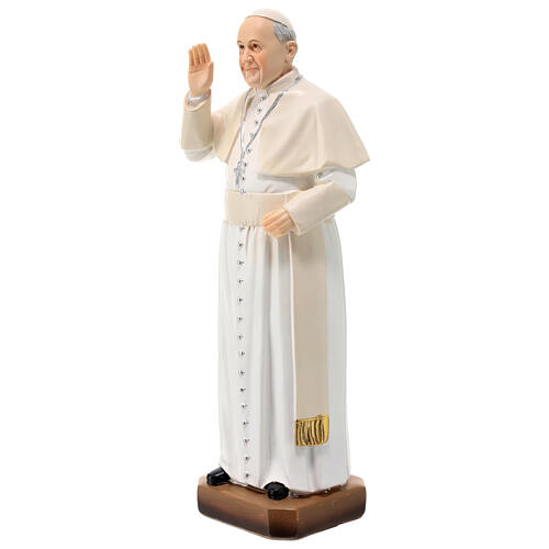 Estatua Papa Francisco resina 20 cm 3
