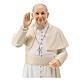 Estatua Papa Francisco resina 20 cm s2