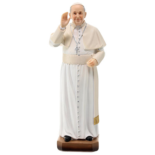 Statua Papa Francesco resina 20 cm  1