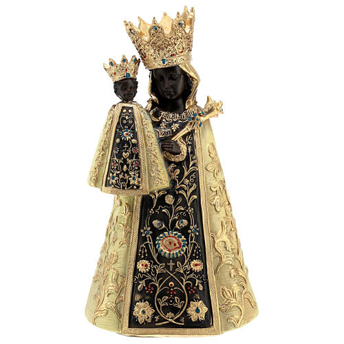 Estatua Virgen Negra Altötting resina 20 cm 1