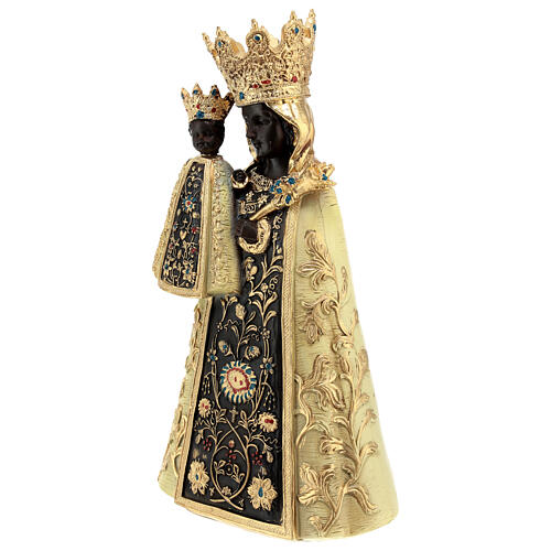 Estatua Virgen Negra Altötting resina 20 cm 3