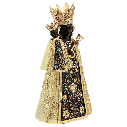 Estatua Virgen Negra Altötting resina 20 cm 5