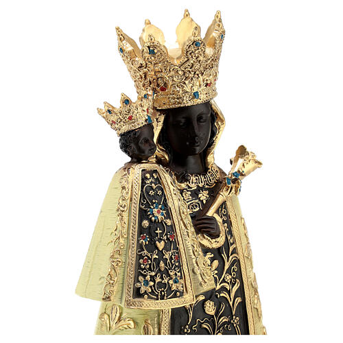 Estatua Virgen Negra Altötting resina 20 cm 6