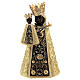 Estatua Virgen Negra Altötting resina 20 cm s1