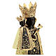 Estatua Virgen Negra Altötting resina 20 cm s6