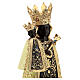 Statue Our Lady Black Madonna of Altötting resin 20 cm s6