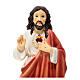 Heiligstes Herz Jesu, Resin, koloriert, 25 cm s2