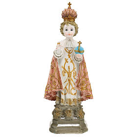 Statue of the Infant Jesus of Prague, red cloak, 10 in