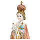 Statue of the Infant Jesus of Prague, red cloak, 10 in s4
