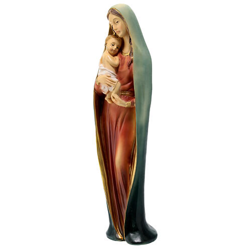 Estatua Virgen Niño Jesús moderna 30 cm 3