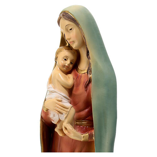 Estatua Virgen Niño Jesús moderna 30 cm 4