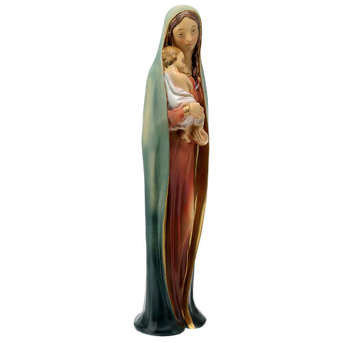 Estatua Virgen Niño Jesús moderna 30 cm 5