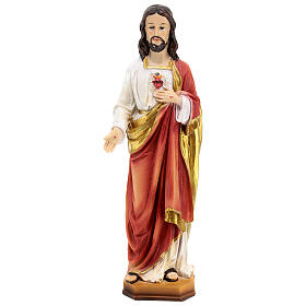 Estatua Sagrado Corazón Jesús resina 30 cm