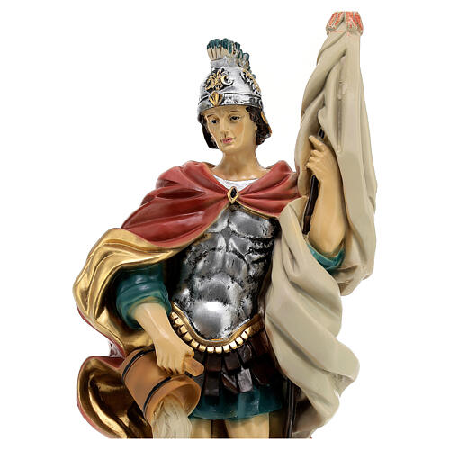 Saint Florian, resin statue, 12 in 2