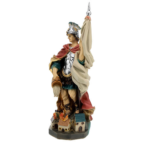 Saint Florian, resin statue, 12 in 3