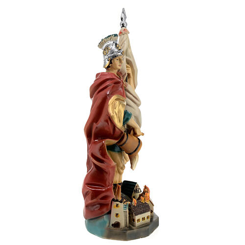 Saint Florian, resin statue, 12 in 7