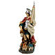 Saint Florian, resin statue, 12 in s3