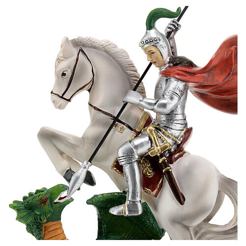 Statue Saint George résine 20 cm 2