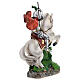 Statue Saint George résine 20 cm s7