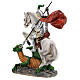 Statue Saint George résine 20 cm s8