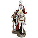 St Martin of Tours statue on horse resin 22 cm s5