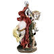 St Martin of Tours statue on horse resin 22 cm s9