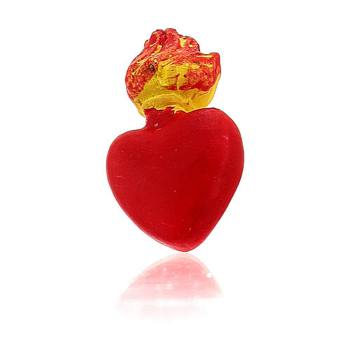 Heart of Fire St. Augustine in resin 2 cm 1