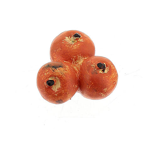 Pommes de Saint Nicolas de Myre résine 2 cm 2