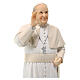 Estatua Papa Francisco de resina 30 cm s6