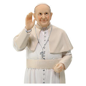 Statue Pape François en résine 30 cm