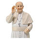 Statue of Pope Francis in resin 30 cm s2