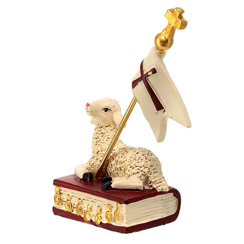 Statue of the Paschal Lamb, resin, 4 in 2