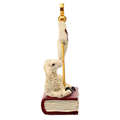 Statue of the Paschal Lamb, resin, 4 in 4